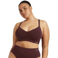 Boody Wireless Full Bust T-Shirt Bra-Mulberry